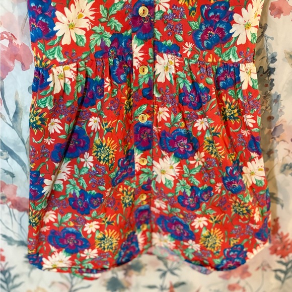 Vintage Floral Button-Up Dress - Picture 4 of 11